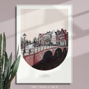 AMSTERDAM SKYLINE ART PRINT