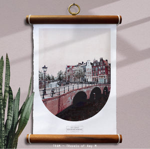 AMSTERDAM SKYLINE ART PRINT