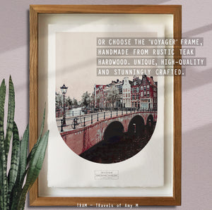 AMSTERDAM SKYLINE ART PRINT
