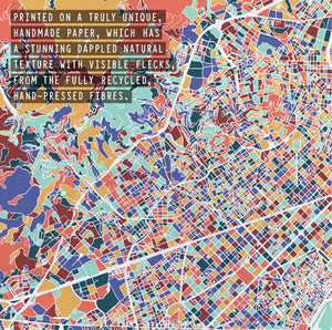 BARCELONA MAP ART PRINT