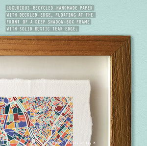 BARCELONA MAP ART PRINT