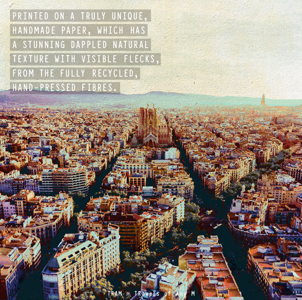 BARCELONA SKYLINE ART PRINT