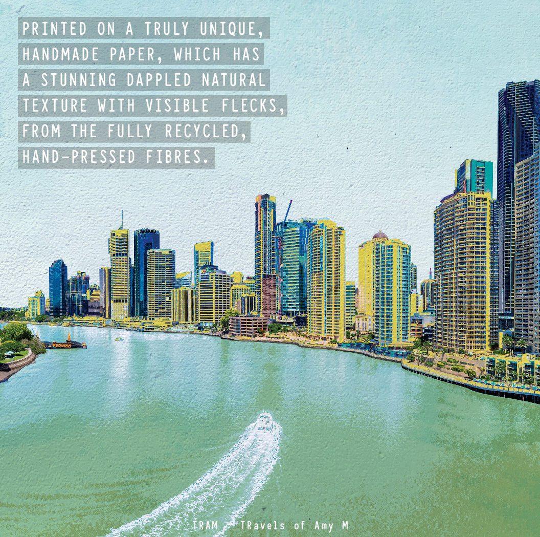 BRISBANE SKYLINE ART PRINT