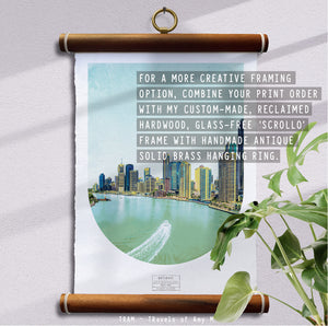 BRISBANE SKYLINE ART PRINT