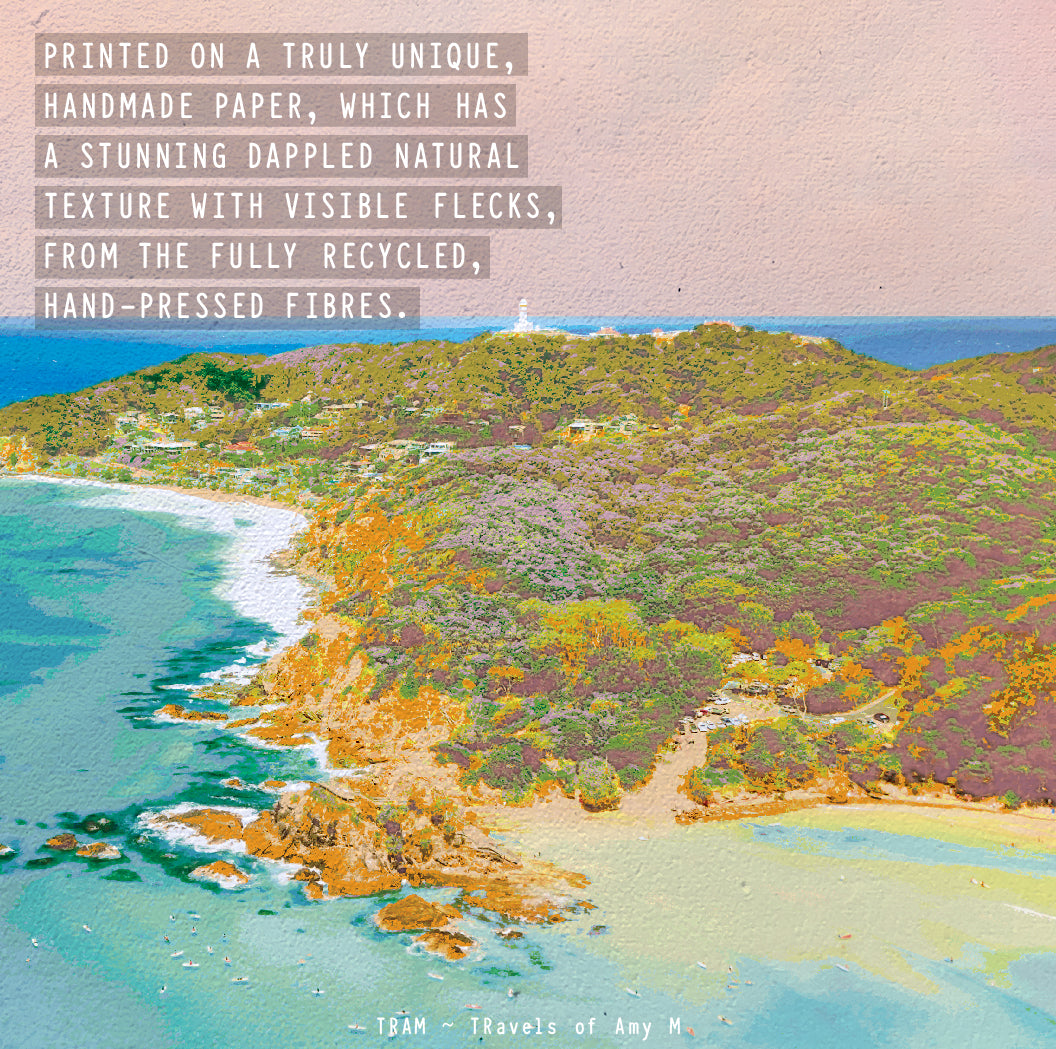 BYRON BAY SKYLINE ART PRINT