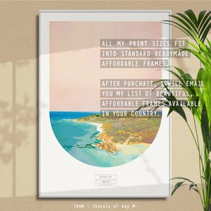 BYRON BAY SKYLINE ART PRINT