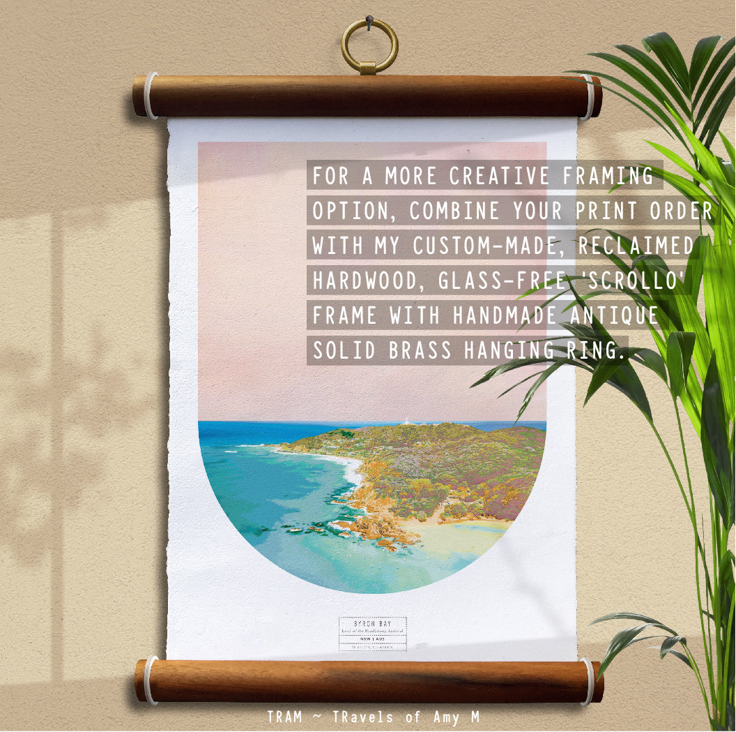 BYRON BAY SKYLINE ART PRINT
