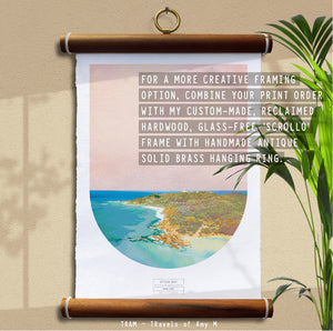 BYRON BAY SKYLINE ART PRINT