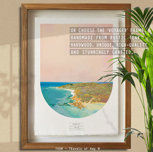BYRON BAY SKYLINE ART PRINT