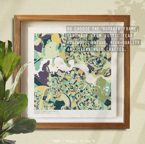 CANBERRA MAP ART PRINT
