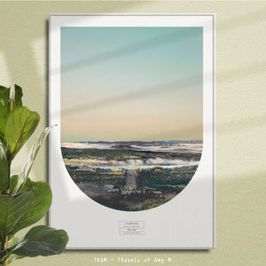 CANBERRA SKYLINE ART PRINT
