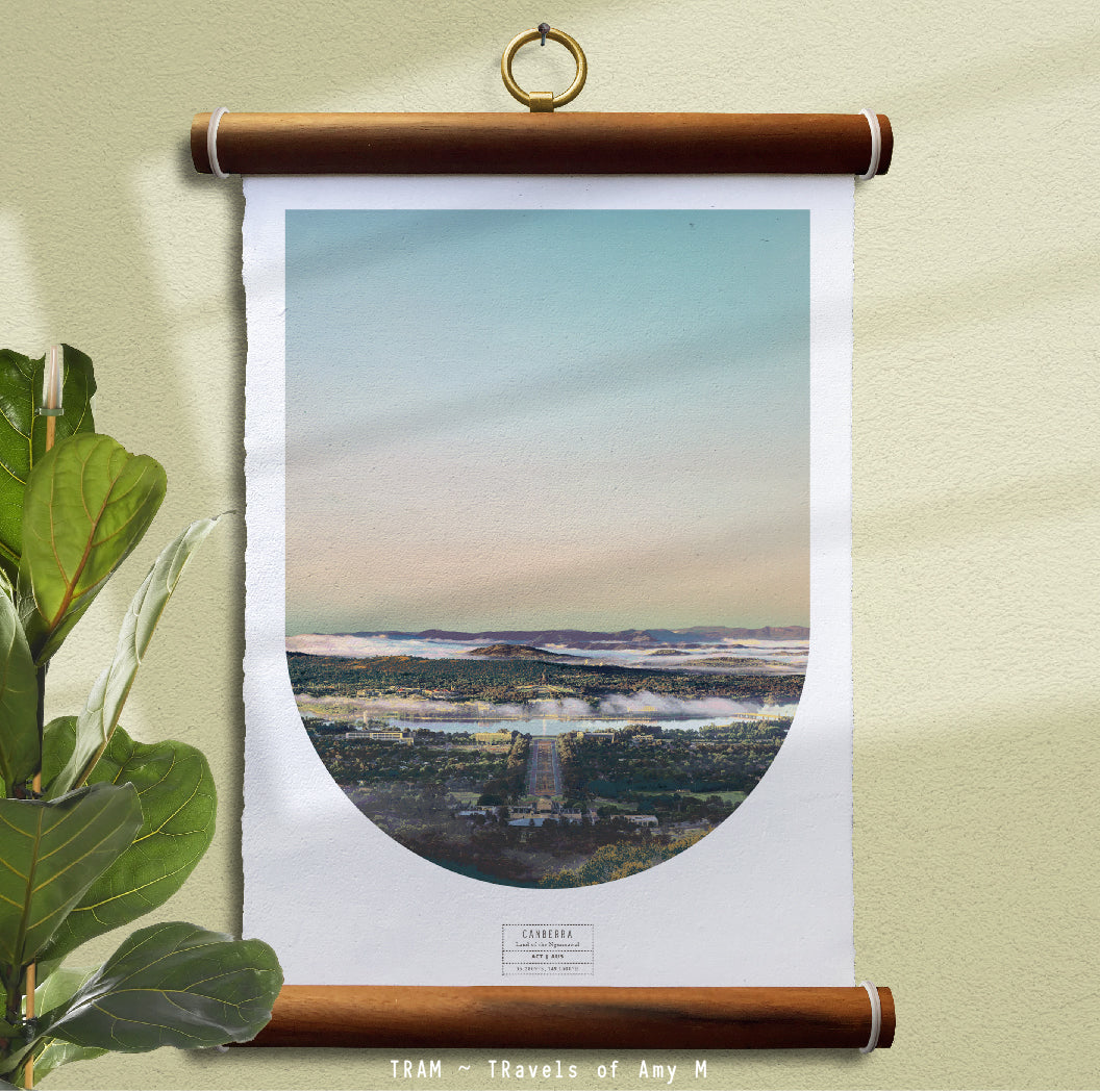 CANBERRA SKYLINE ART PRINT