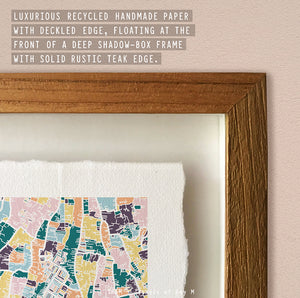 CANGGU MAP ART PRINT