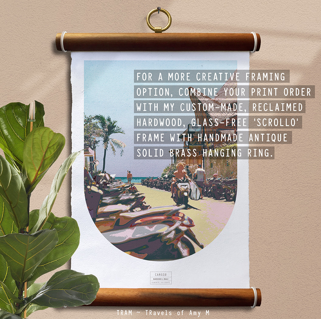 CANGGU SKYLINE ART PRINT