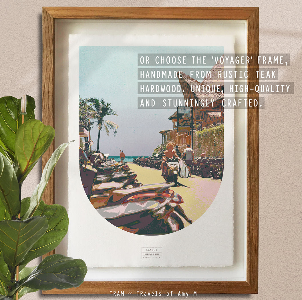 CANGGU SKYLINE ART PRINT