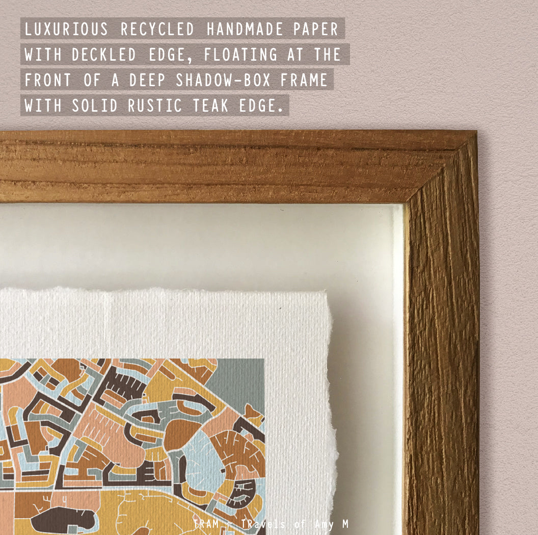 DARWIN MAP ART PRINT