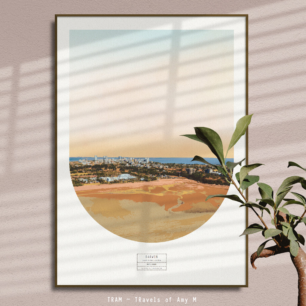 DARWIN SKYLINE ART PRINT