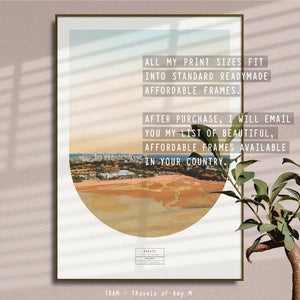 DARWIN SKYLINE ART PRINT
