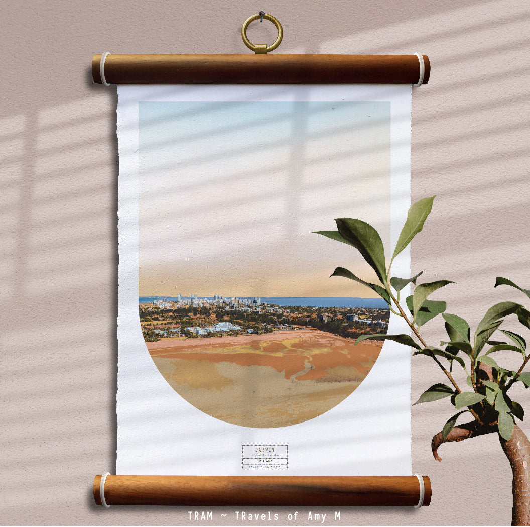 DARWIN SKYLINE ART PRINT