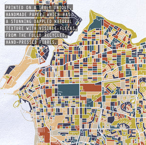 FREMANTLE MAP ART PRINT