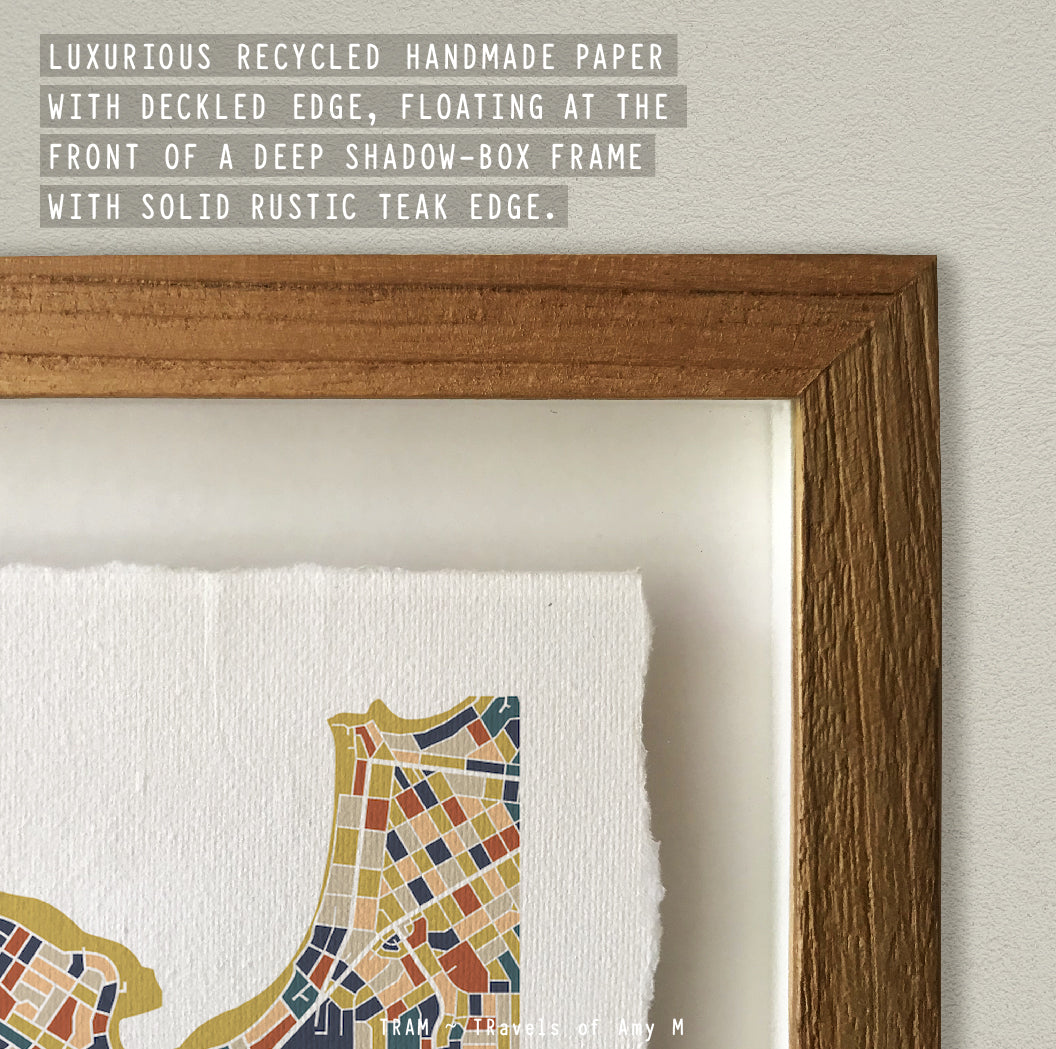 FREMANTLE MAP ART PRINT