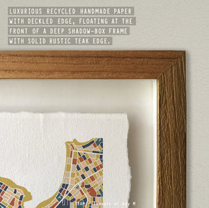 FREMANTLE MAP ART PRINT