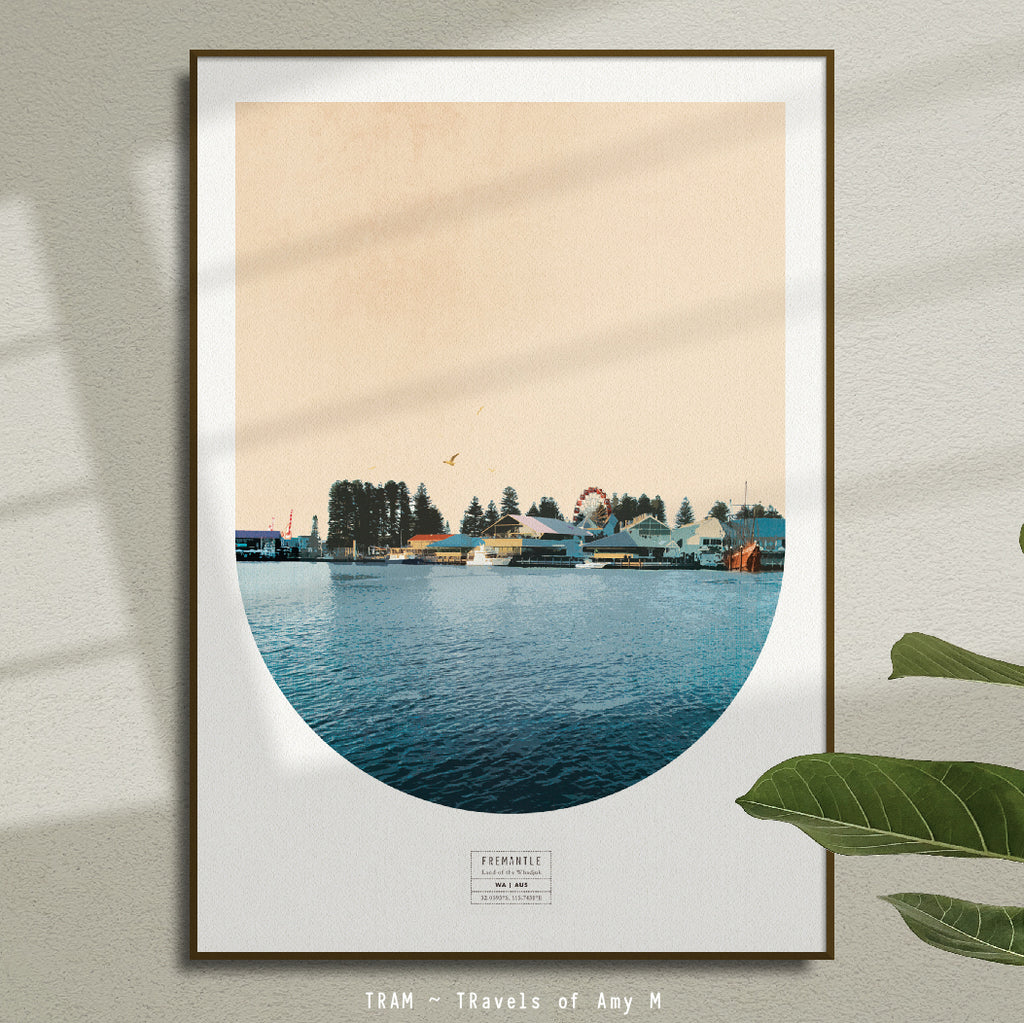 FREMANTLE SKYLINE ART PRINT