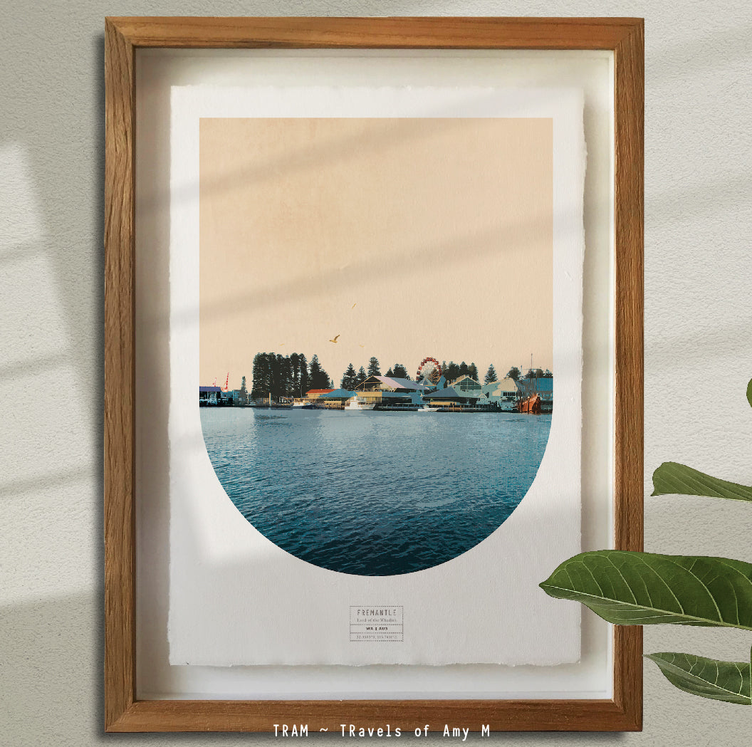 FREMANTLE SKYLINE ART PRINT