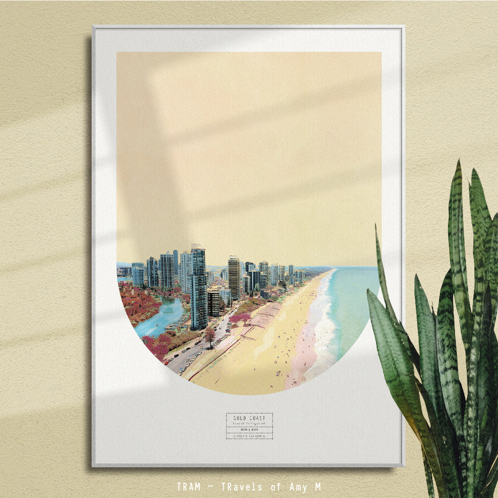 GOLD COAST SKYLINE ART PRINT