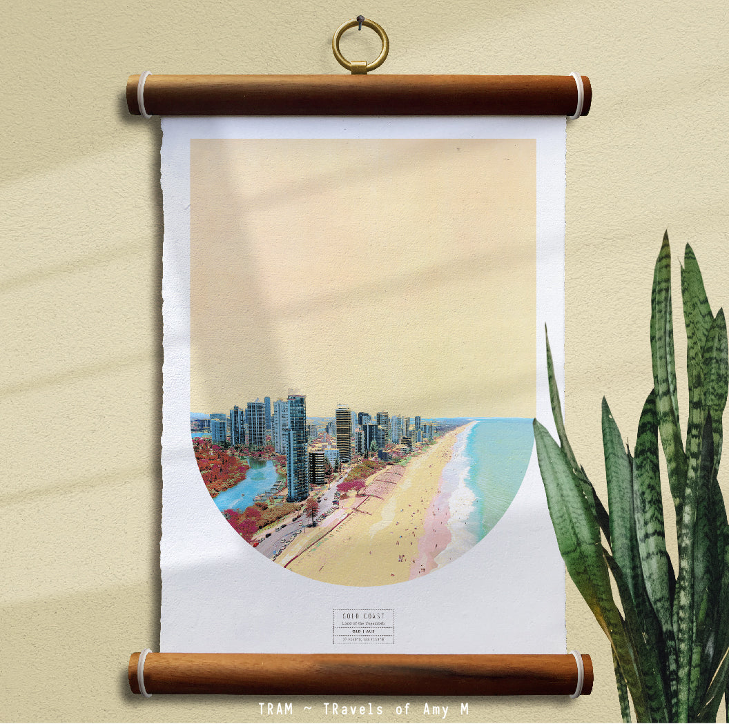 GOLD COAST SKYLINE ART PRINT
