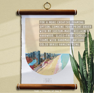 GOLD COAST SKYLINE ART PRINT