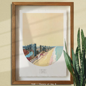 GOLD COAST SKYLINE ART PRINT