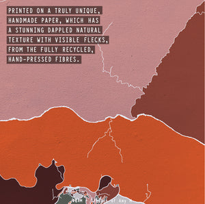 GRAND CANYON MAP ART PRINT