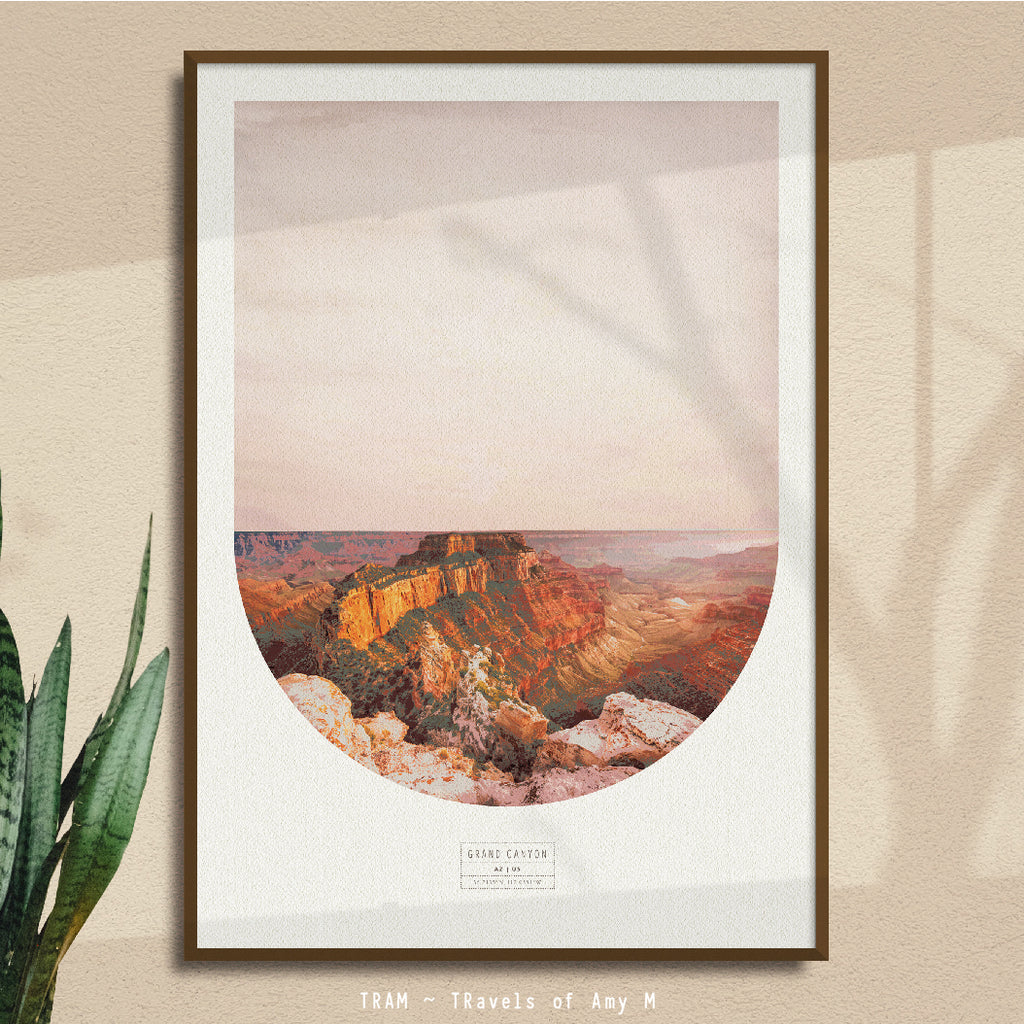 GRAND CANYON SKYLINE ART PRINT