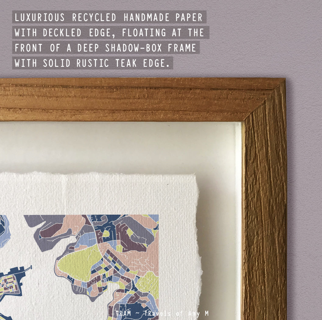 HOBART MAP ART PRINT