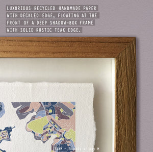 HOBART MAP ART PRINT