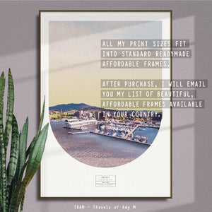 HOBART SKYLINE ART PRINT
