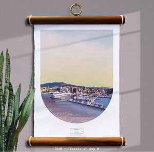 HOBART SKYLINE ART PRINT