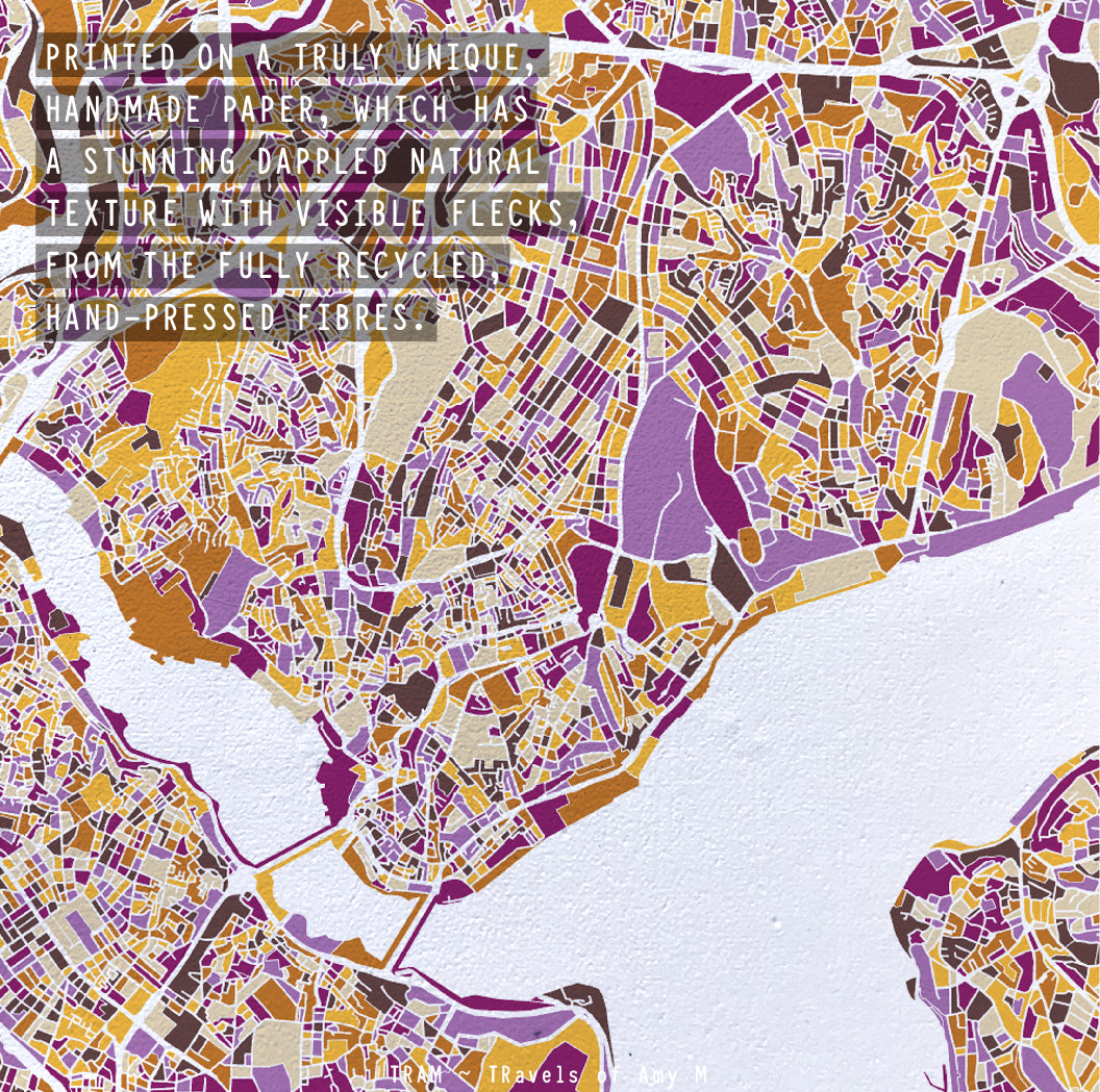 ISTANBUL MAP ART PRINT