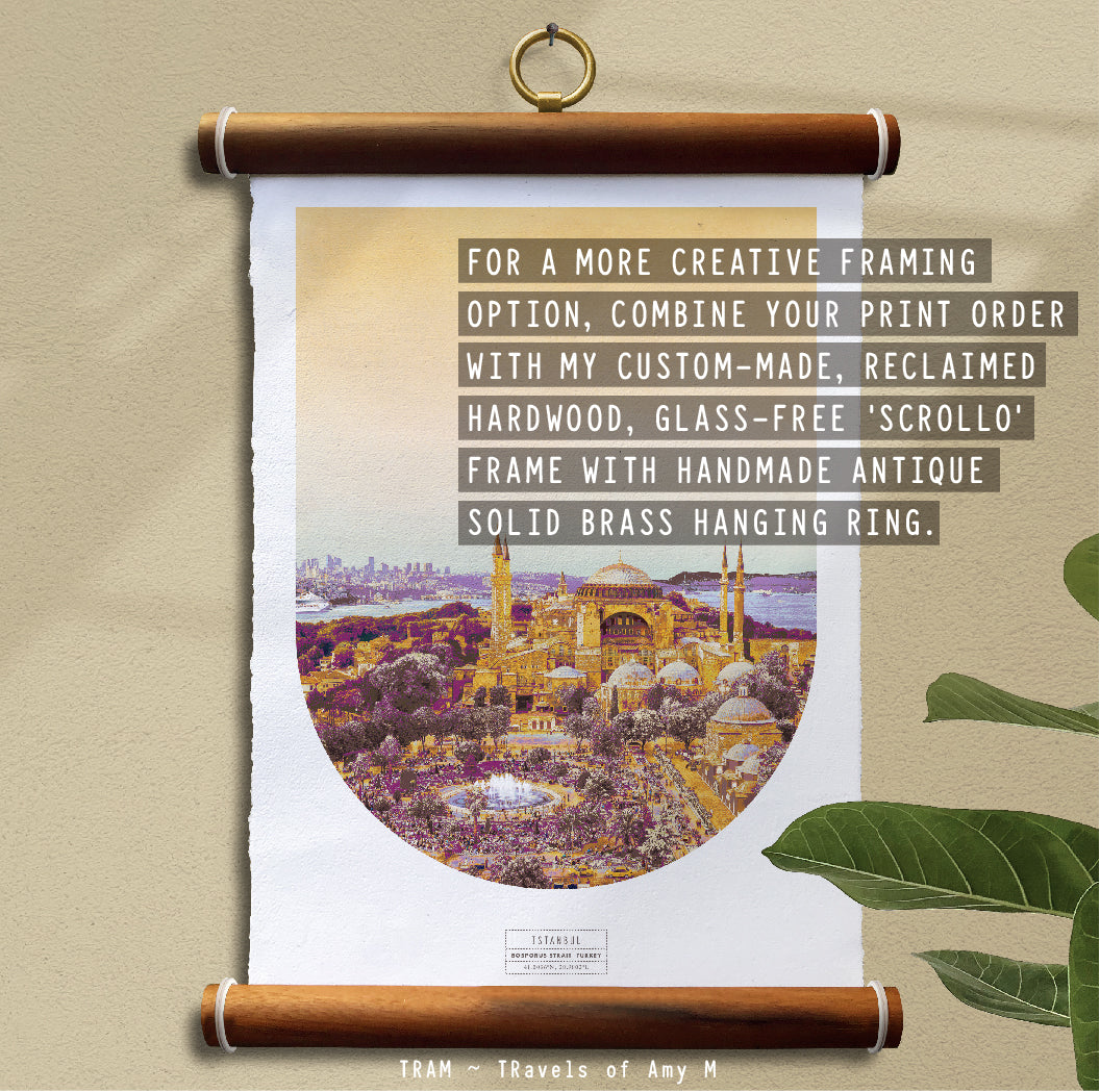 ISTANBUL SKYLINE ART PRINT