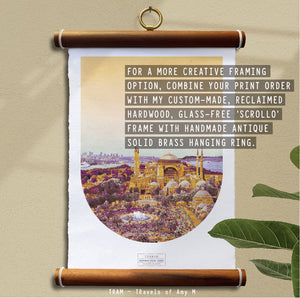 ISTANBUL SKYLINE ART PRINT