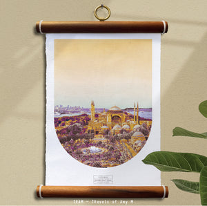 ISTANBUL SKYLINE ART PRINT