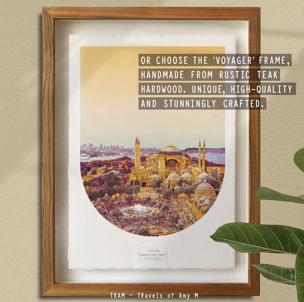 ISTANBUL SKYLINE ART PRINT