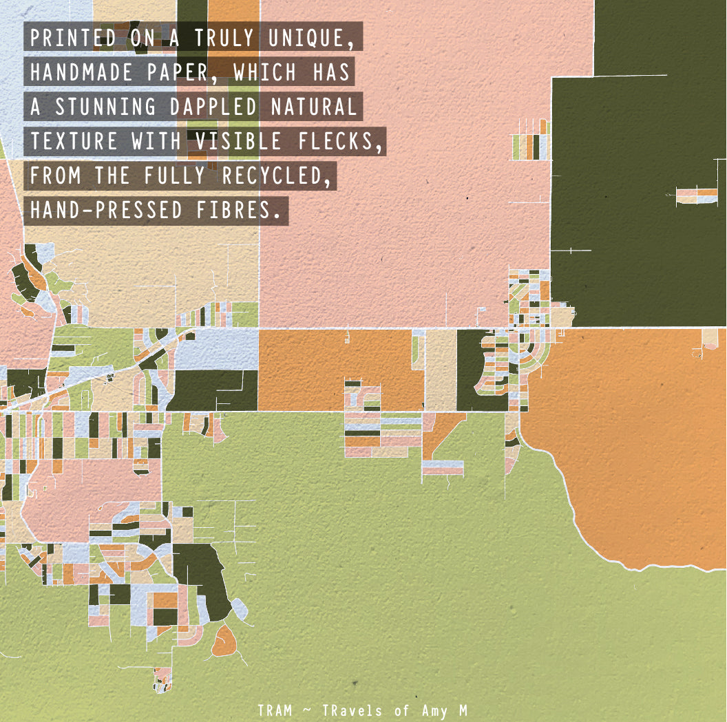 JOSHUA TREE MAP ART PRINT