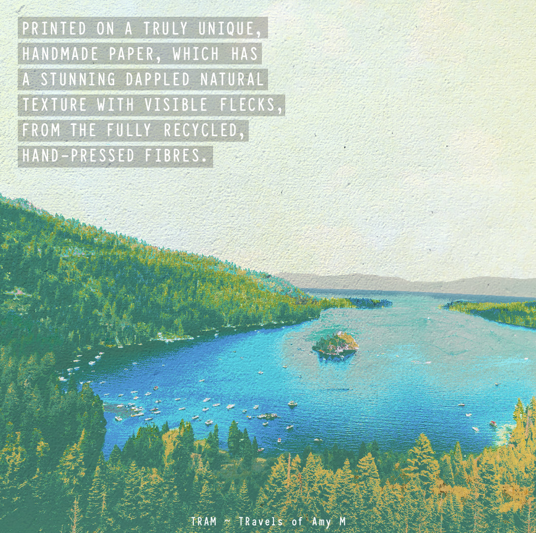 LAKE TAHOE SKYLINE ART PRINT