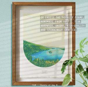 LAKE TAHOE SKYLINE ART PRINT