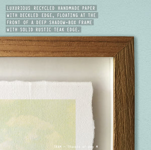 LAKE TAHOE SKYLINE ART PRINT