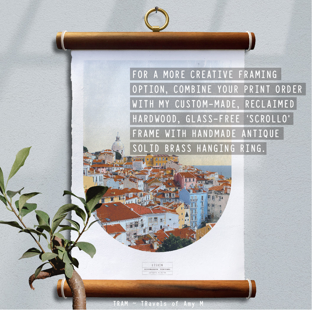 LISBON SKYLINE ART PRINT