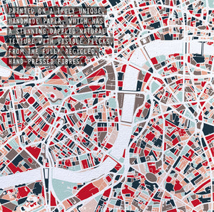 LONDON MAP ART PRINT