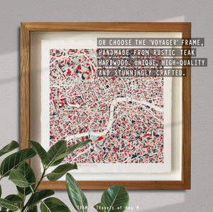 LONDON MAP ART PRINT